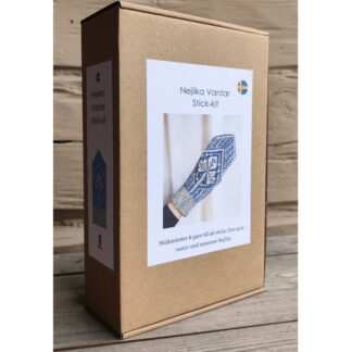 Nejlika Mittens Knitting Kit - ENG + SWE
