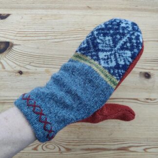 Felted Wool Mittens No. 30