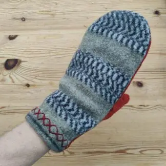 Felted Wool Mittens No. 34