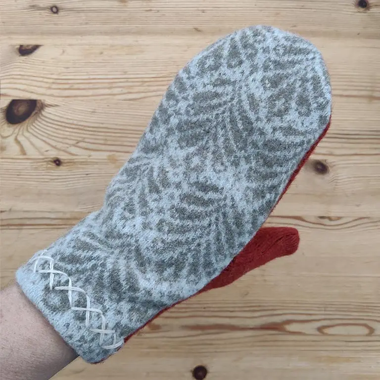 Felted Wool Mittens No. 32