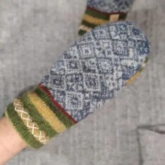 Felted Wool Mittens No. 37