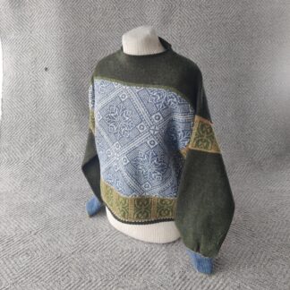 Ask Jumper M - Light Blue / Cream