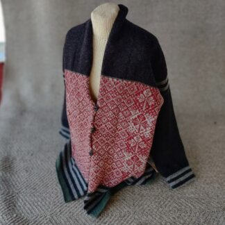 Nejlika Longer Cardigan M/L - Charcoal