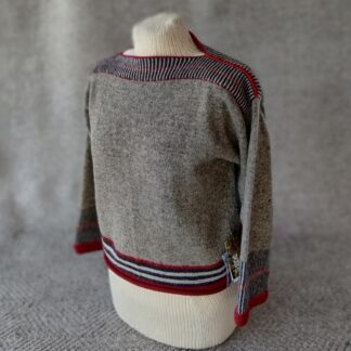 Randig Short Jumper M - Mossy beige