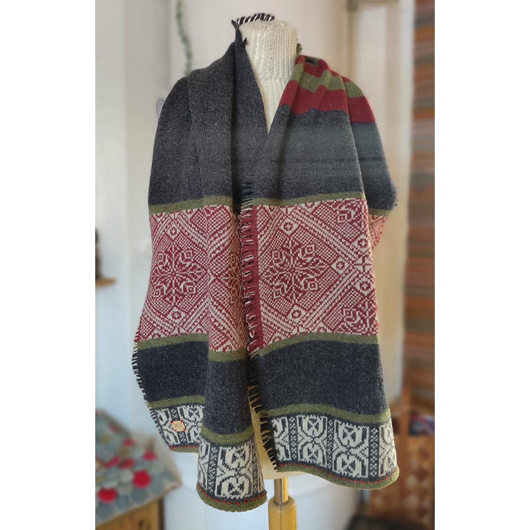 Ask Shawl - Charcoal - Image 3