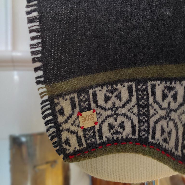 Ask Shawl - Charcoal - Image 2