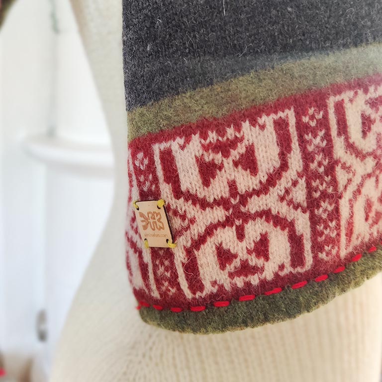 Ask Shawl - Charcoal sample - Image 2