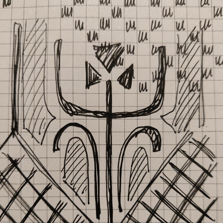 Ask Shawl - Charcoal - Image 5