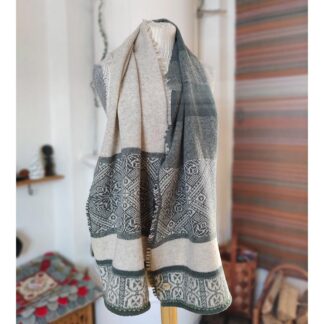 Ask Shawl - Teal sample