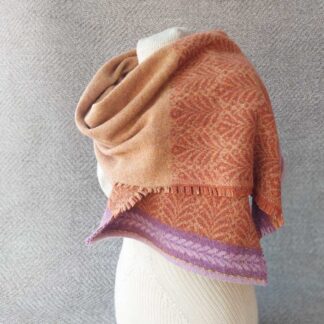 Vallsta Sjal - Ljust orange
